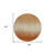 8' Copper Brown And Beige Round Striped Washable Indoor Outdoor Area Rug