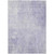 9' X 12' Lavender And Ivory Abstract Washable Indoor Outdoor Area Rug - Lavender, Ivory