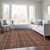9' X 12' Blush Burgundy And Pink Striped Washable Indoor Outdoor Area Rug