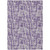 8' X 10' Purple And Lavender Abstract Washable Indoor Outdoor Area Rug