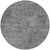 8' Gray And Smoky Black Round Abstract Washable Indoor Outdoor Area Rug