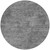 8' Gray And Smoky Black Round Abstract Washable Indoor Outdoor Area Rug - Gray, Smoky Black