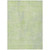 10' X 14' Lime Green Gray And Ivory Geometric Washable Indoor Outdoor Area Rug