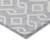 9' X 12' Lavender And Ivory Geometric Washable Indoor Outdoor Area Rug
