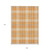 9' X 12' Orange Blue And Ivory Plaid Washable Indoor Outdoor Area Rug