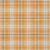 9' X 12' Orange Blue And Ivory Plaid Washable Indoor Outdoor Area Rug