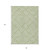8' X 10' Artichoke Green And Ivory Geometric Washable Indoor Outdoor Area Rug - Artichoke Green, Ivory