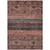 8' X 10' Rust Gray And Salmon Medallion Washable Indoor Outdoor Area Rug