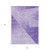 9' X 12' Purple And Ivory Abstract Washable Indoor Outdoor Area Rug