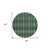 8' Olive Green And Charcoal Round Geometric Washable Indoor Outdoor Area Rug