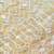8' Peach And Ivory Round Argyle Washable Indoor Outdoor Area Rug