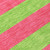 10' X 14' Green and Red Striped Washable Non Skid Indoor Outdoor Area Rug