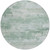 8' Mint Green And Pale Aqua Round Abstract Washable Indoor Outdoor Area Rug