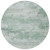 8' Mint Green And Pale Aqua Round Abstract Washable Indoor Outdoor Area Rug