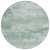8' Mint Green And Pale Aqua Round Abstract Washable Indoor Outdoor Area Rug