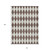 10' X 14' Brown Geometric Washable Indoor Outdoor Area Rug