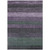 10' X 14' Purple And Olive Green Striped Washable Indoor Outdoor Area Rug
