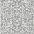 10' X 14' Gray And Ivory Floral Washable Indoor Outdoor Area Rug