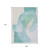 9' X 12' Pale Aqua And Beige Abstract Washable Indoor Outdoor Area Rug - Pale Aqua, Beige