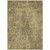 9' X 12' Gold Black And Charcoal Geometric Washable Indoor Outdoor Area Rug