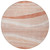 8' Salmon And Pink Round Abstract Washable Indoor Outdoor Area Rug