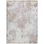 10' X 14' Ivory Light Purple And Gray Damask Washable Indoor Outdoor Area Rug