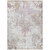 10' X 14' Ivory Light Purple And Gray Damask Washable Indoor Outdoor Area Rug