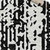 8' Black And Ivory Round Striped Washable Indoor Outdoor Area Rug - Black, Ivory