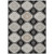 10' X 14' Black And Silver Floral Washable Indoor Outdoor Area Rug