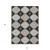 10' X 14' Black And Silver Floral Washable Indoor Outdoor Area Rug