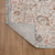 9' X 12' Beige Floral Stain Resistant Indoor Outdoor Area Rug