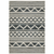 8' X 10' Blue and Beige Geometric Stain Resistant Indoor Outdoor Area Rug