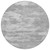 8' Silver And Gray Round Abstract Washable Indoor Outdoor Area Rug Transitional Style - Silver, Gray Color