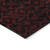 9' X 12' Red And Black Medallion Washable Indoor Outdoor Area Rug