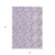 9' X 12' Lavender And Ivory Geometric Washable Indoor Outdoor Area Rug - Lavender, Ivory