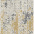 8' X 10' Gold And Ivory Abstract Washable Indoor Outdoor Area Rug Modern Style - Gold, Ivory Color