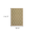 7' X 10' Tan Geometric Stain Resistant Indoor Outdoor Area Rug
