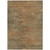 9' X 12' Terra Cotta Brown And Copper Abstract Washable Indoor Outdoor Area Rug