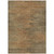 9' X 12' Terra Cotta Brown And Copper Abstract Washable Indoor Outdoor Area Rug