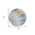 8' Denim Blue And Sky Blue Round Abstract Washable Indoor Outdoor Area Rug Transitional Style - Denim Blue, Sky Blue Color