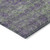 9' X 12' Fern Green And Purple Oriental Washable Indoor Outdoor Area Rug