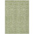 8' X 10' Green Blue And Ivory Floral Washable Indoor Outdoor Area Rug