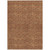 9' X 12' Orange And Ivory Geometric Washable Indoor Outdoor Area Rug Transitional Style - Orange, Ivory Color