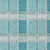 9' X 12' Teal Blue Gray And Ivory Plaid Washable Indoor Outdoor Area Rug