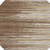 8' Brown Beige And Ivory Round Striped Washable Indoor Outdoor Area Rug Transitional Style - Brown, Beige, Ivory Color
