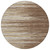 8' Brown Beige And Ivory Round Striped Washable Indoor Outdoor Area Rug Transitional Style - Brown, Beige, Ivory Color