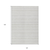 10' X 14' Ivory Striped Washable Indoor Outdoor Area Rug