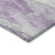 8' X 10' Lavender And Ivory Abstract Washable Indoor Outdoor Area Rug