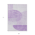 9' X 12' Purple And Lavender Geometric Washable Indoor Outdoor Area Rug