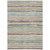 10' X 14' Beige Brown And Gray Striped Washable Indoor Outdoor Area Rug - Beige, Brown, Gray